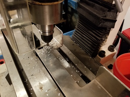 Cutting radiator bracket slots